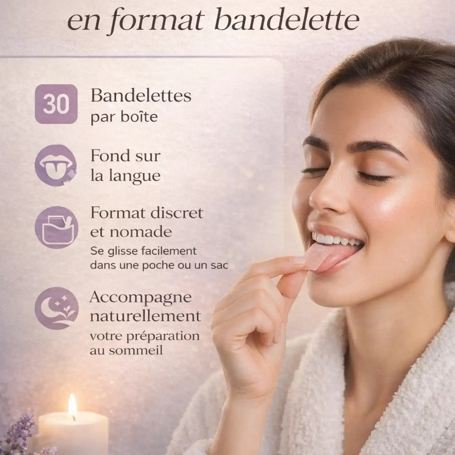 SomniStrips – La bandelette orale qui prépare votre corps au sommeil